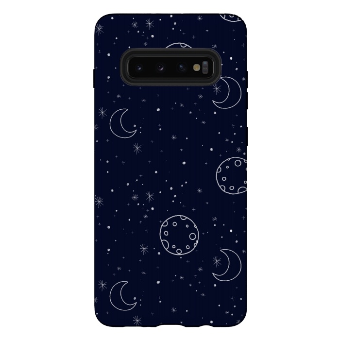 Galaxy S10 plus StrongFit Moon and Stars by  Utart