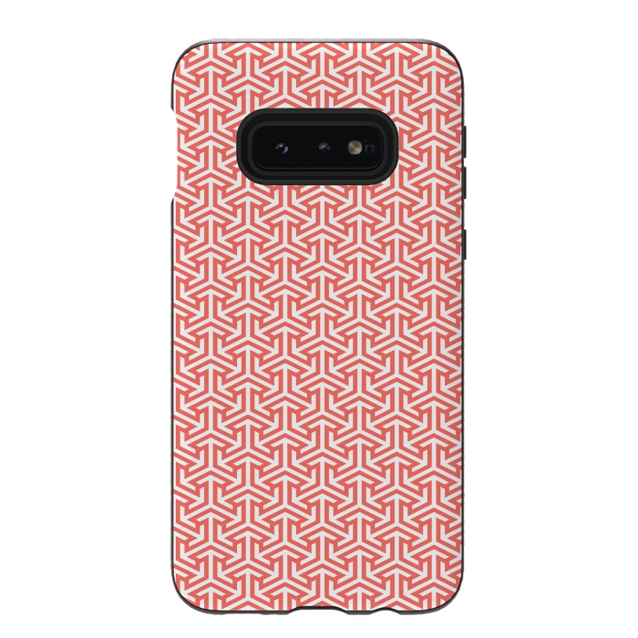 Galaxy S10e StrongFit Living Coral Pattern III by Art Design Works