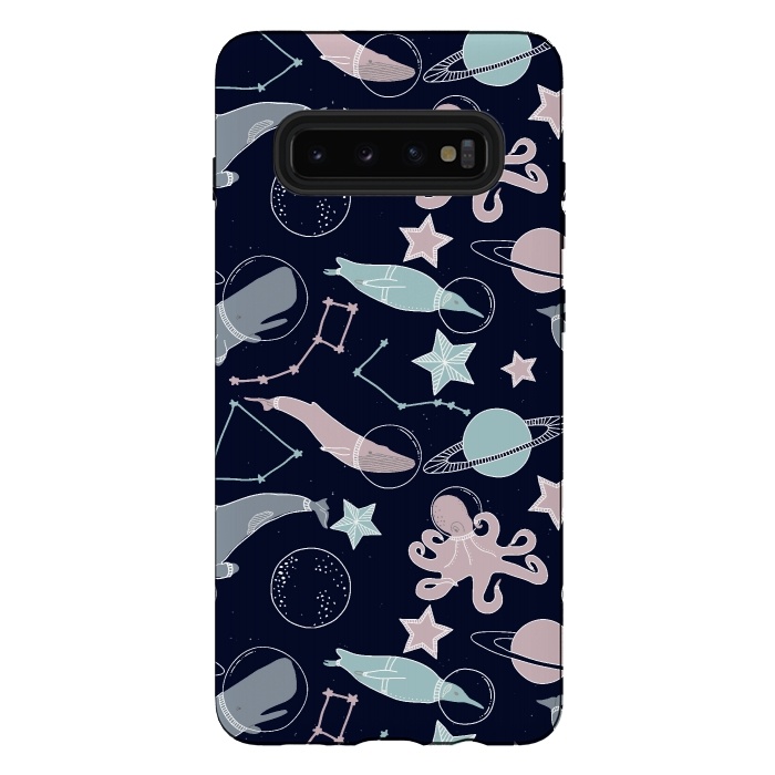 Galaxy S10 plus StrongFit Ocean animals in space by  Utart