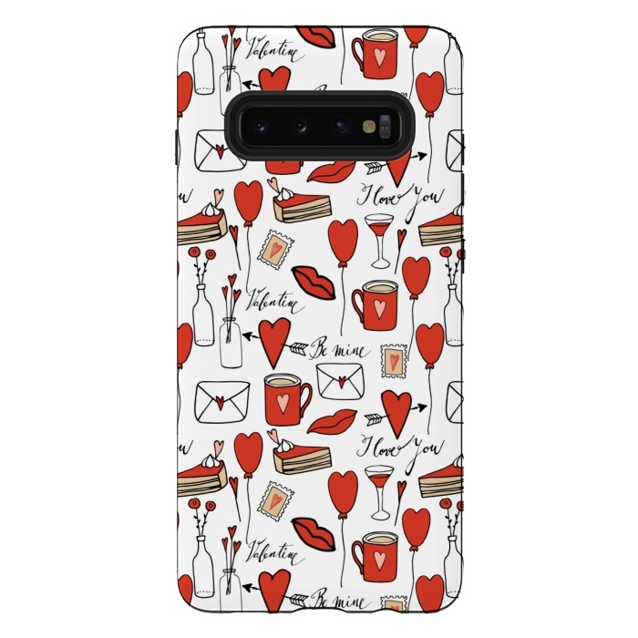 Galaxy S10 plus StrongFit I love you- happy valentines day by  Utart