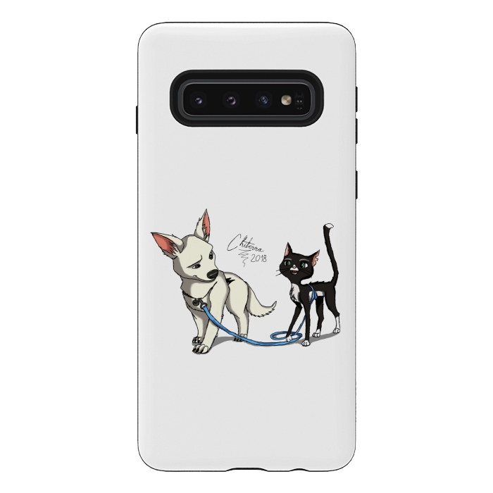 Galaxy S10 StrongFit Bolt and Mittens by Chiterra