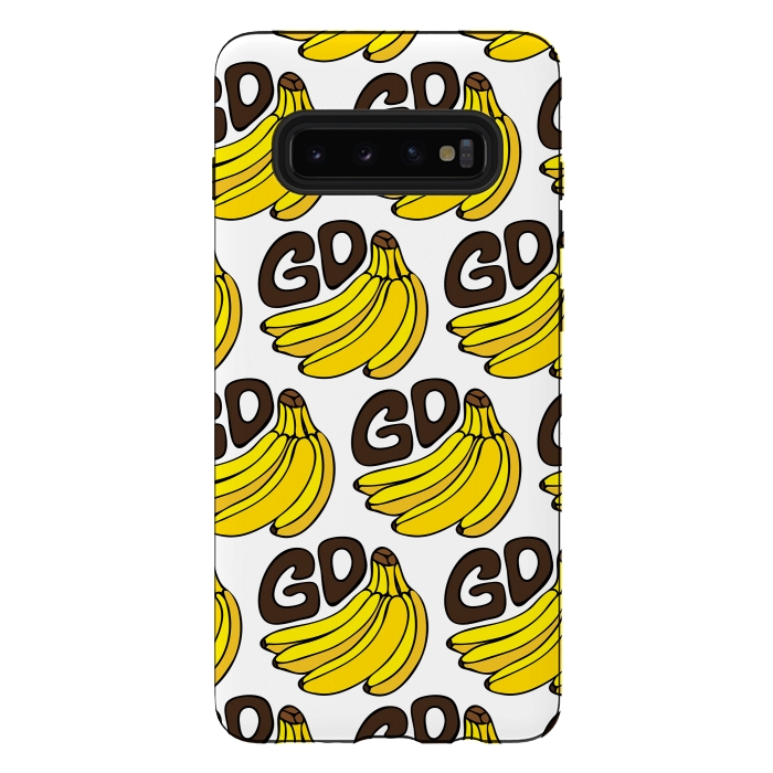 Galaxy S10 plus StrongFit Go Bananas by Majoih