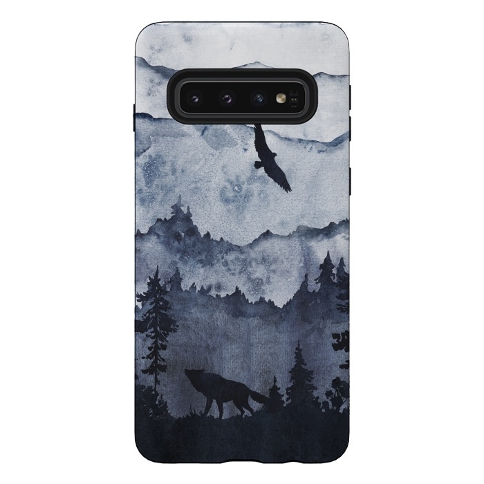 Galaxy S10 StrongFit the mountains are calling- wolf and eagle by  Utart