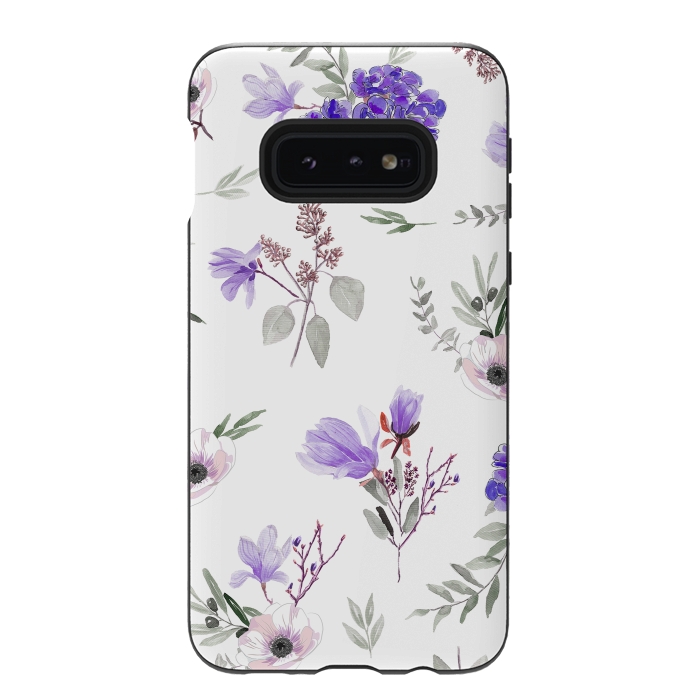 Galaxy S10e StrongFit Floral pattern by Anis Illustration