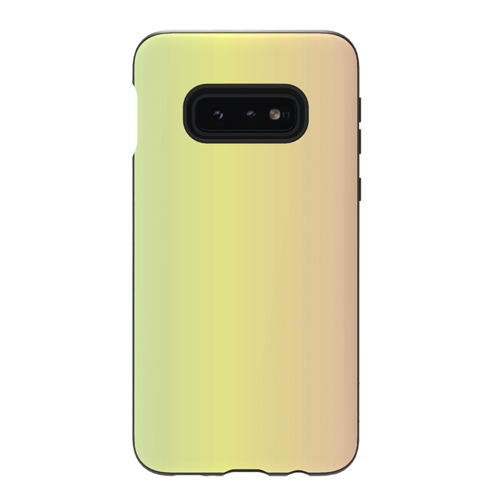 Galaxy S10e StrongFit YELLOW PINK SHADES by MALLIKA