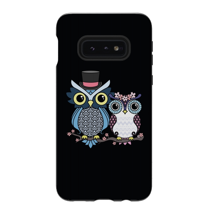 Galaxy S10e StrongFit Owl love  by Laura Nagel