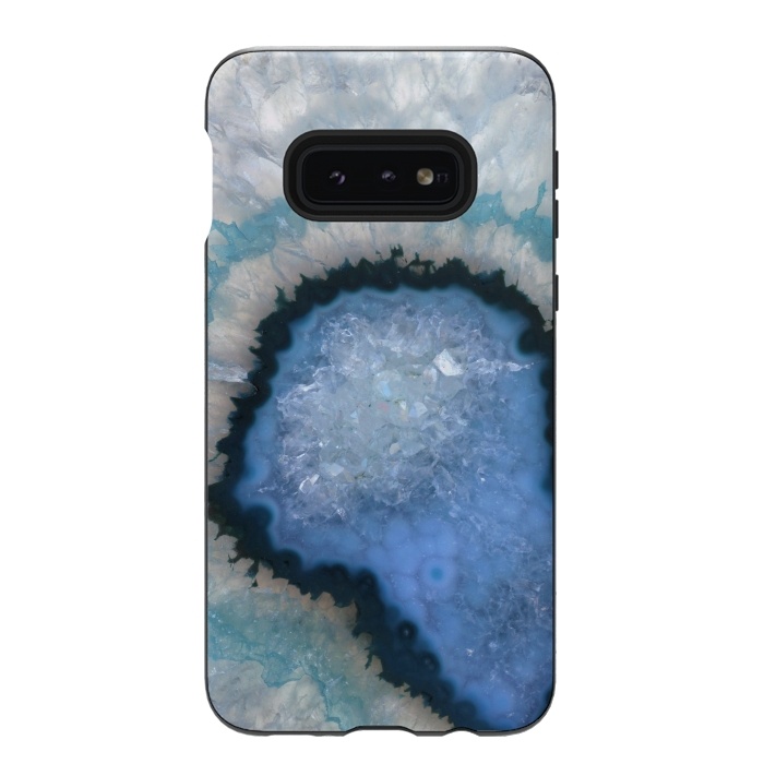 Galaxy S10e StrongFit  Blue Agate by  Utart
