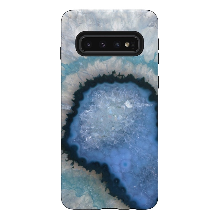 Galaxy S10 StrongFit  Blue Agate by  Utart