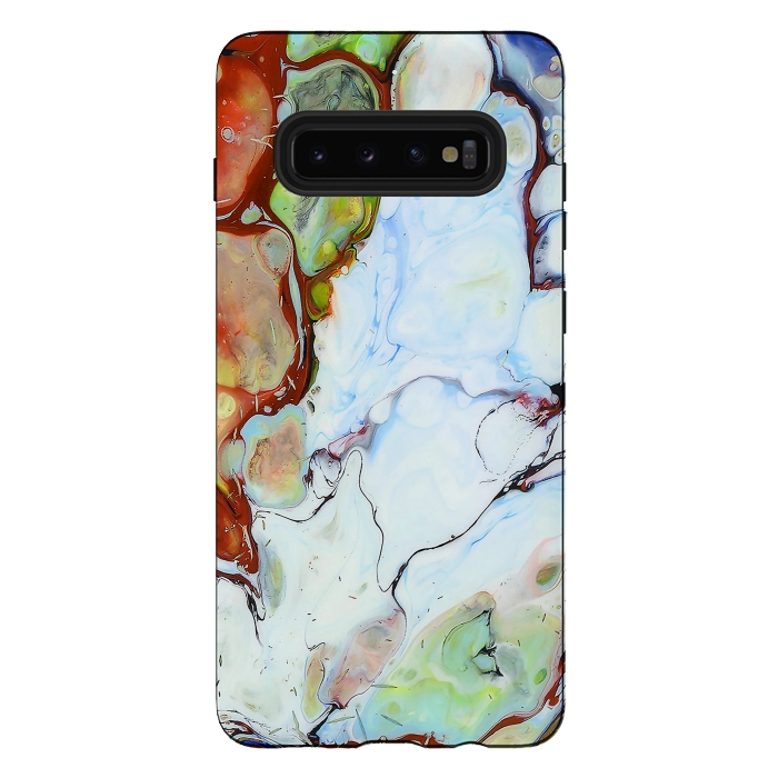 Galaxy S10 plus StrongFit Crushed Abstract by Creativeaxle