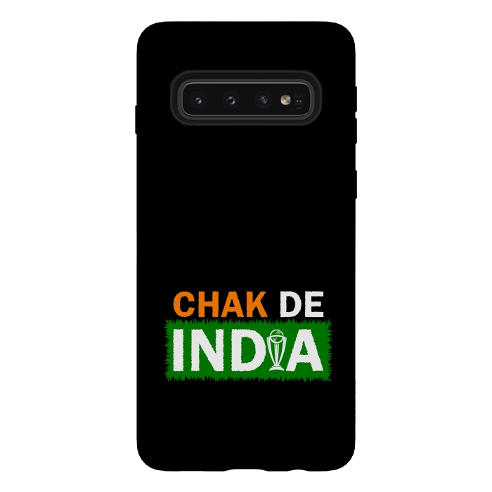 Galaxy S10 StrongFit cricket chak de india by TMSarts