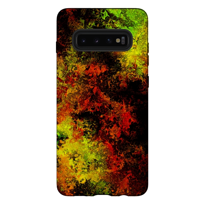 Galaxy S10 plus StrongFit Galaxy on Fire by Majoih