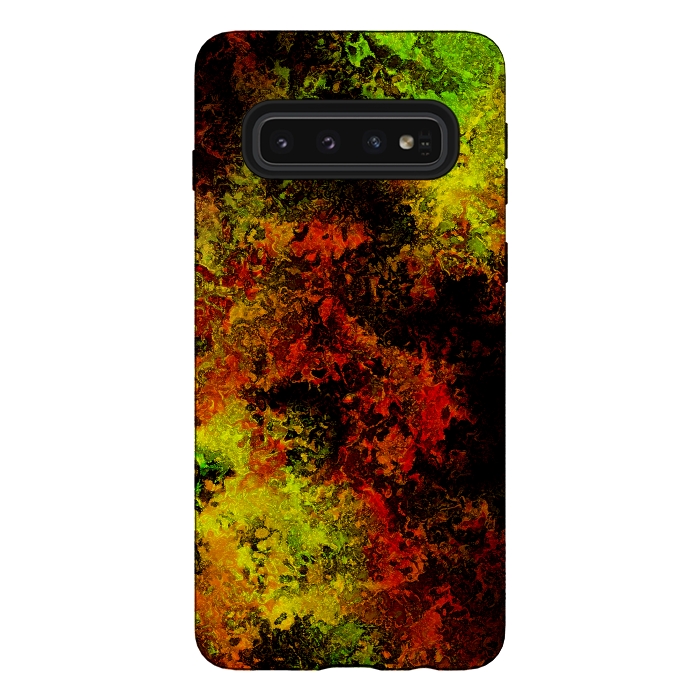 Galaxy S10 StrongFit Galaxy on Fire by Majoih
