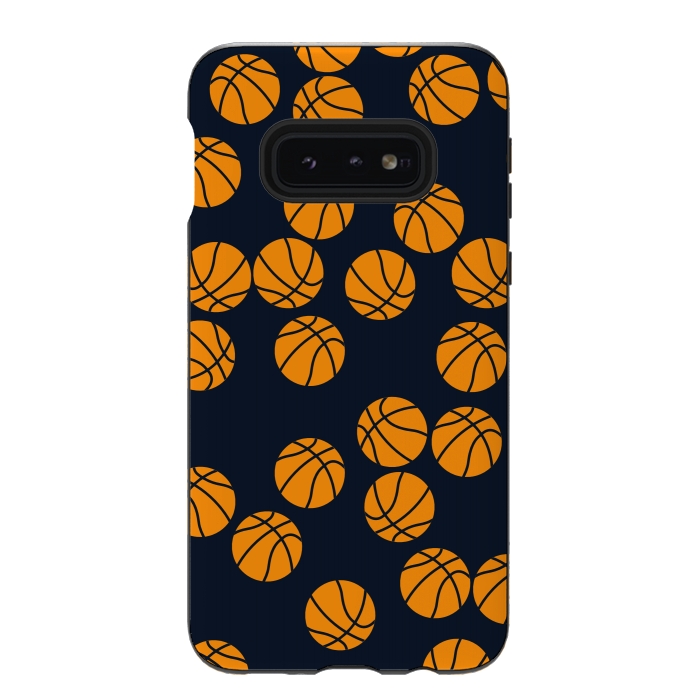 Galaxy S10e StrongFit Cute Basketball Print by Karolina