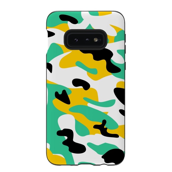 Galaxy S10e StrongFit Camouflage by Dhruv Narelia