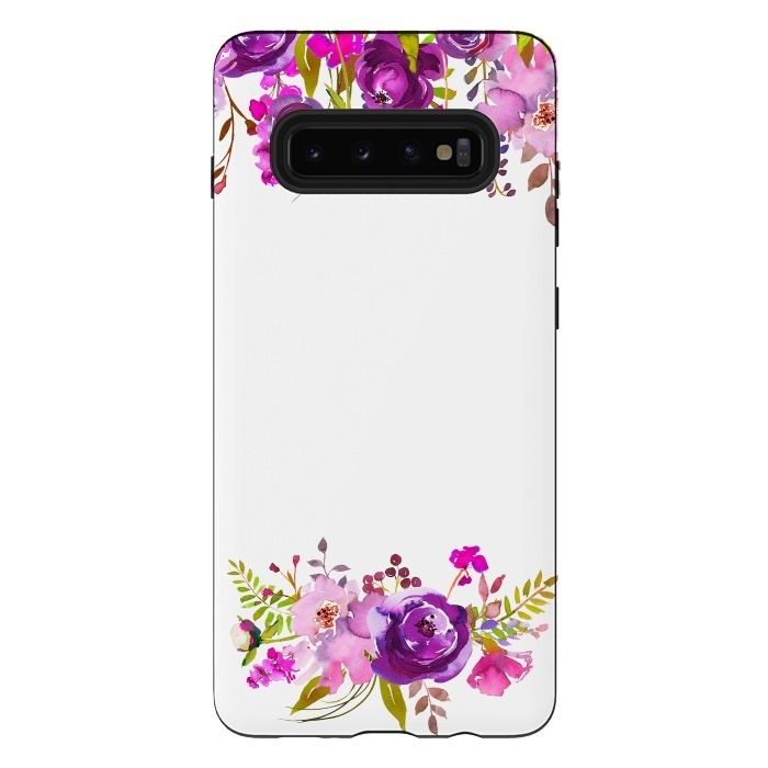 Galaxy S10 plus StrongFit Purple Spring Flower Dream by  Utart