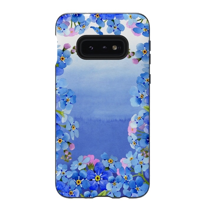 Galaxy S10e StrongFit Forget me not - Floral Spring Dream by  Utart