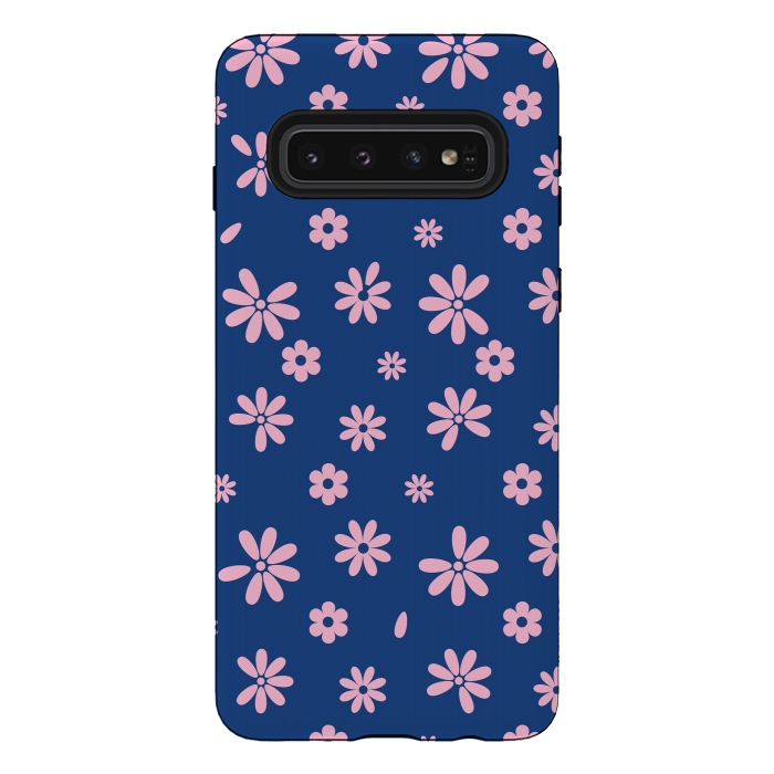 Galaxy S10 StrongFit Flowers and Petals by Bledi