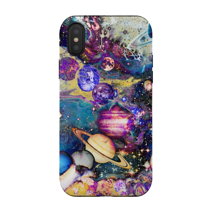iPhone Xs / X StrongFit Psychedelic Universe by Oana 
