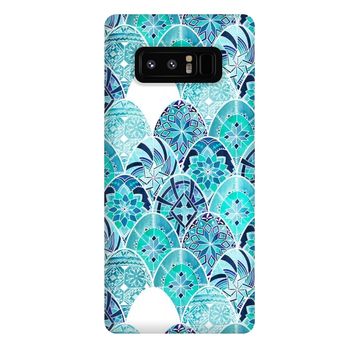 Galaxy Note 8 StrongFit Fancy Pysanky by gingerlique