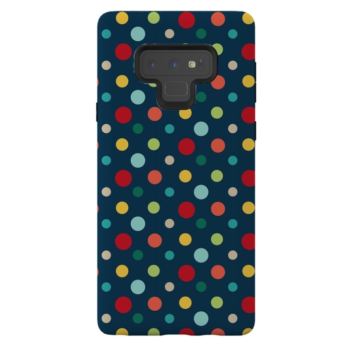 Galaxy Note 9 StrongFit Summer Dots by Majoih