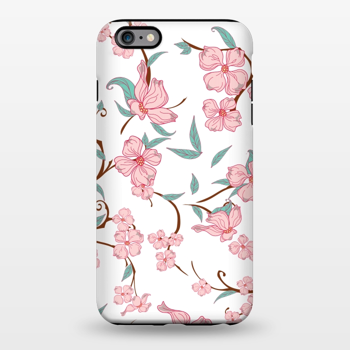 iPhone 6/6s plus StrongFit Creepy Flowers Pattern by Bledi