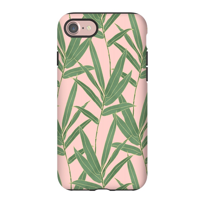 iPhone 7 StrongFit Elegant bamboo foliage design  by InovArts