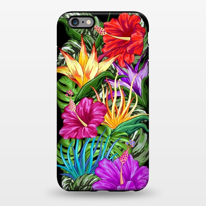 iPhone 6/6s plus StrongFit Tropical Flora Summer Mood by BluedarkArt