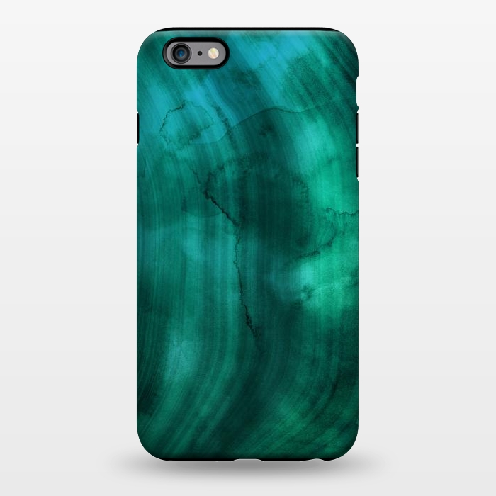iPhone 6/6s plus StrongFit Emerald Ink Marble Texture by DaDo ART