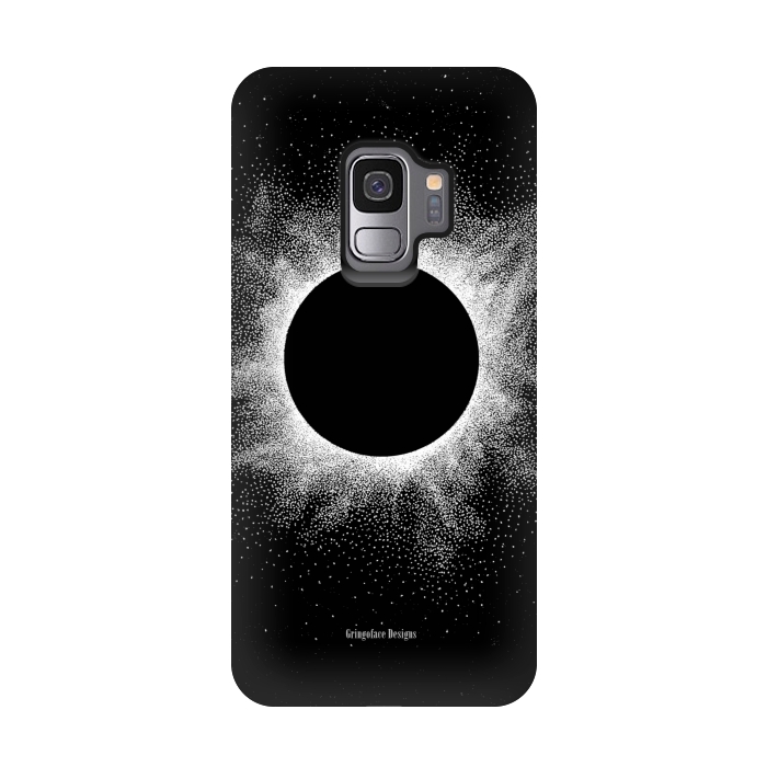 Galaxy S9 StrongFit Eclipse - Dotwork by Gringoface Designs