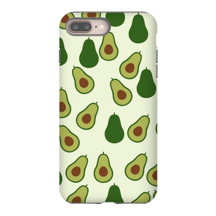 iPhone 7 plus StrongFit Cute Avocado by Karolina