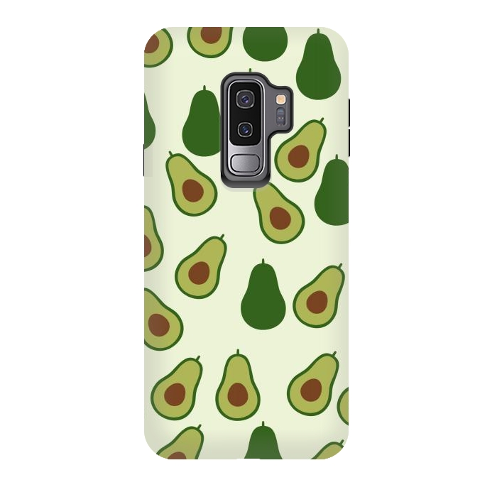 Galaxy S9 plus StrongFit Cute Avocado by Karolina