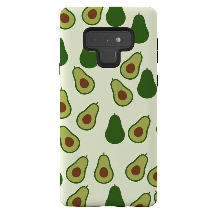 Galaxy Note 9 StrongFit Cute Avocado by Karolina