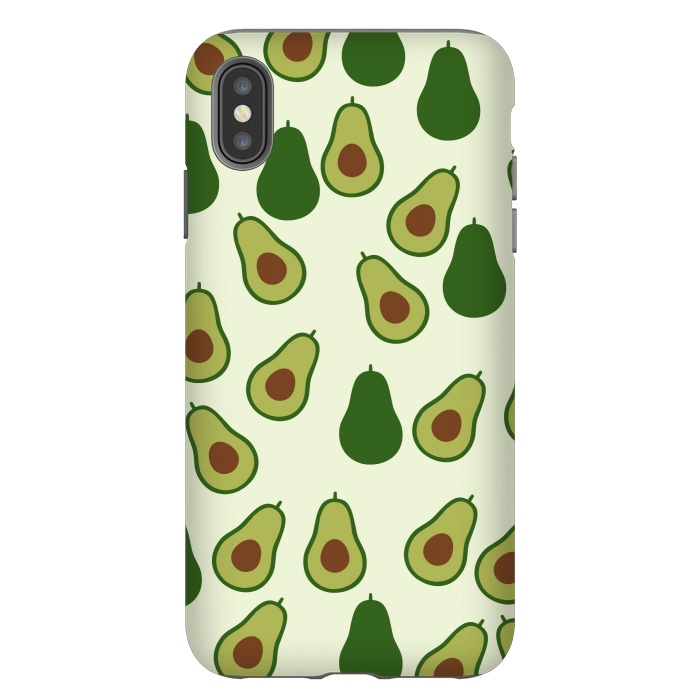 iPhone Xs Max StrongFit Cute Avocado by Karolina