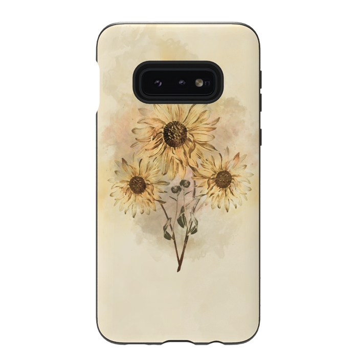 Galaxy S10e StrongFit Sunflower Bouquet by Creativeaxle