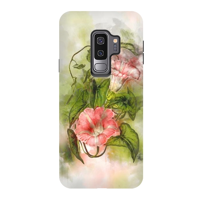 Galaxy S9 plus StrongFit Blossom Pink by Creativeaxle