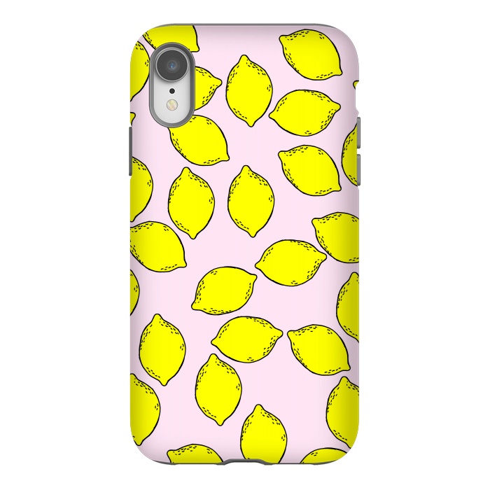 iPhone Xr StrongFit Cute Lemons by Karolina