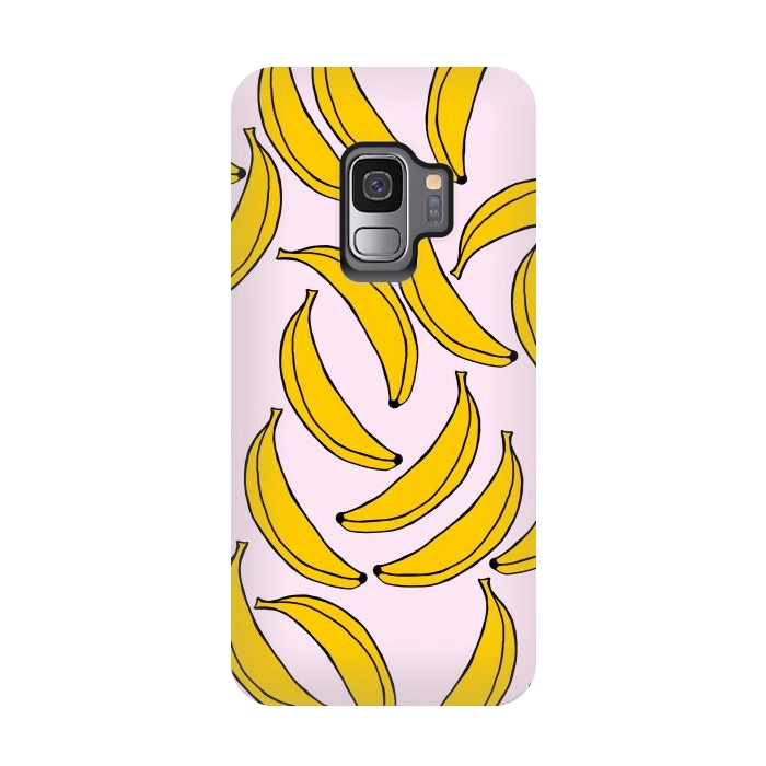 Galaxy S9 StrongFit Cute Bananas by Karolina