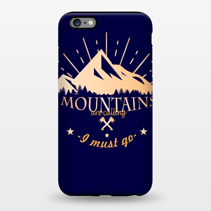 iPhone 6/6s plus StrongFit MOUNTAINS ARE CALLING by MALLIKA