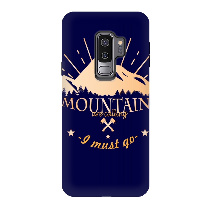 Galaxy S9 plus StrongFit MOUNTAINS ARE CALLING by MALLIKA