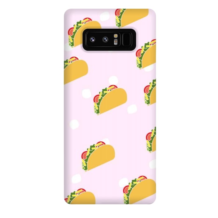Galaxy Note 8 StrongFit Cute Tacos by Karolina