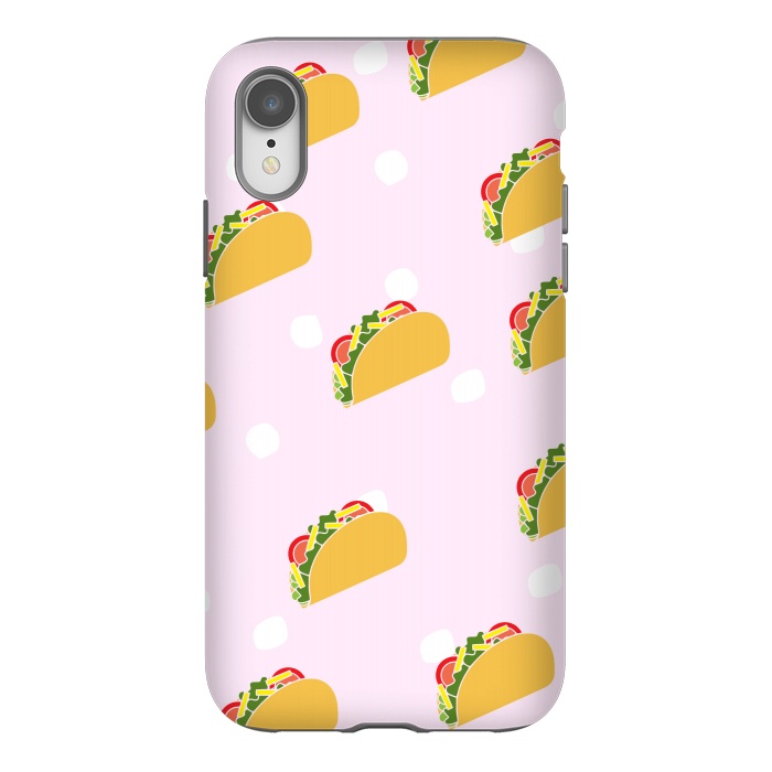 iPhone Xr StrongFit Cute Tacos by Karolina