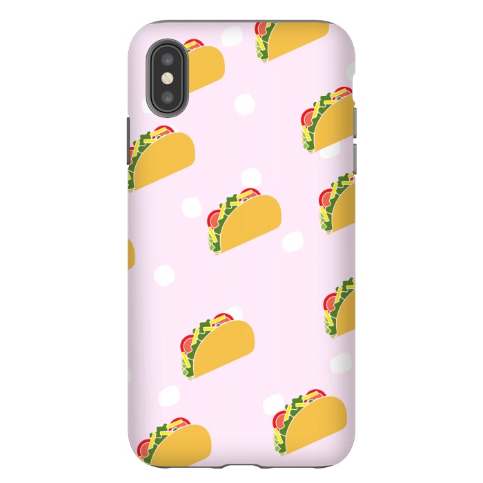 iPhone Xs Max StrongFit Cute Tacos by Karolina