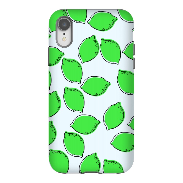 iPhone Xr StrongFit Cute Lime by Karolina