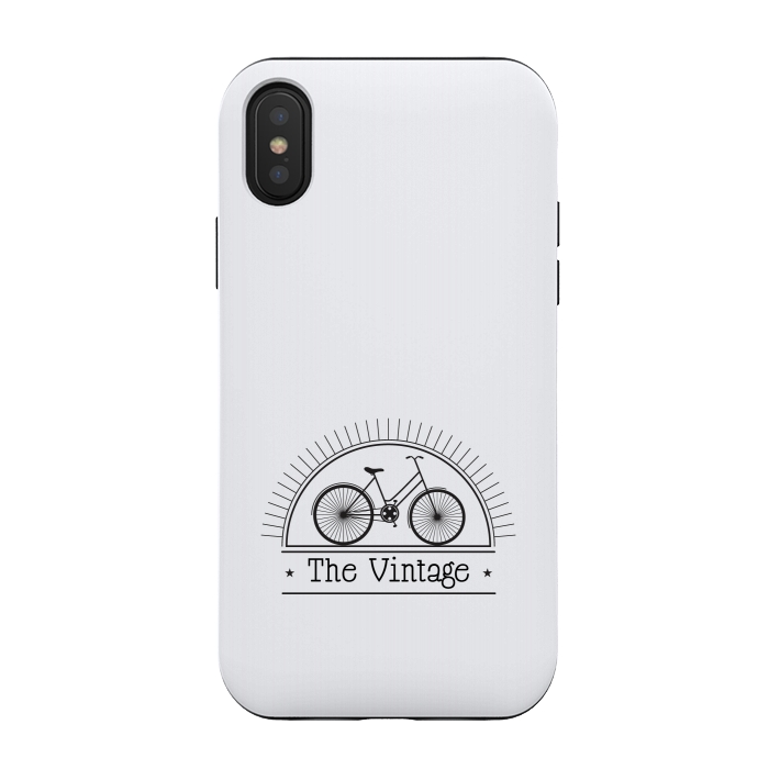 iPhone Xs / X StrongFit the vintage bicycle by TMSarts