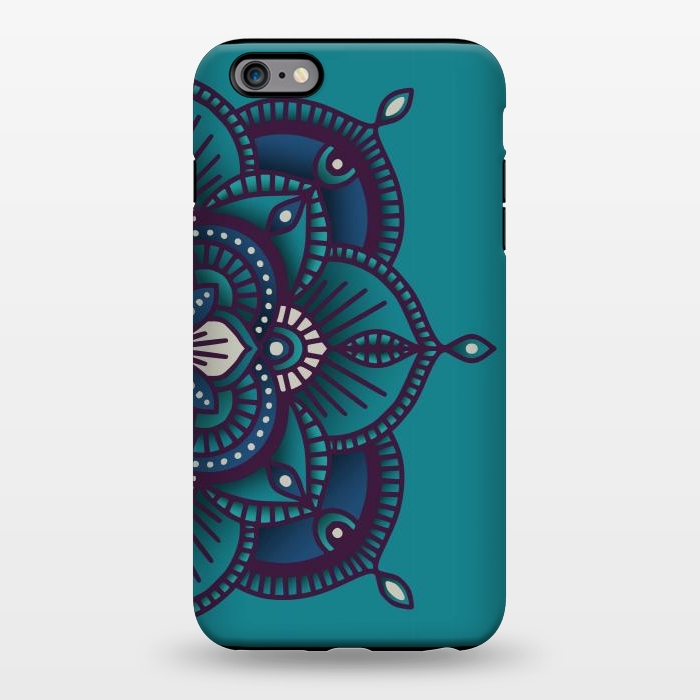 iPhone 6/6s plus StrongFit Colorful Mandala Pattern Design 24 by Jelena Obradovic