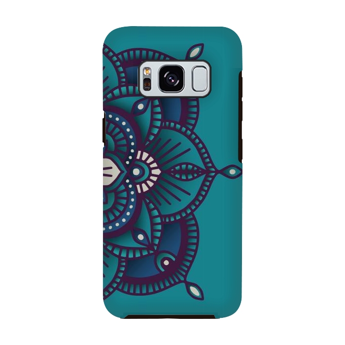 Galaxy S8 StrongFit Colorful Mandala Pattern Design 24 by Jelena Obradovic