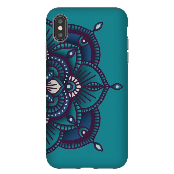 iPhone Xs Max StrongFit Colorful Mandala Pattern Design 24 by Jelena Obradovic