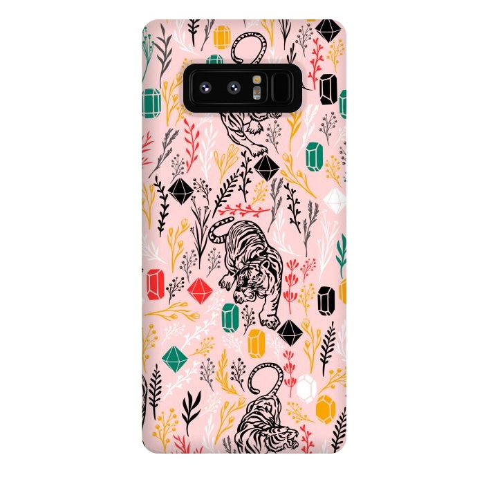 Galaxy Note 8 StrongFit Cute Tiger by Karolina