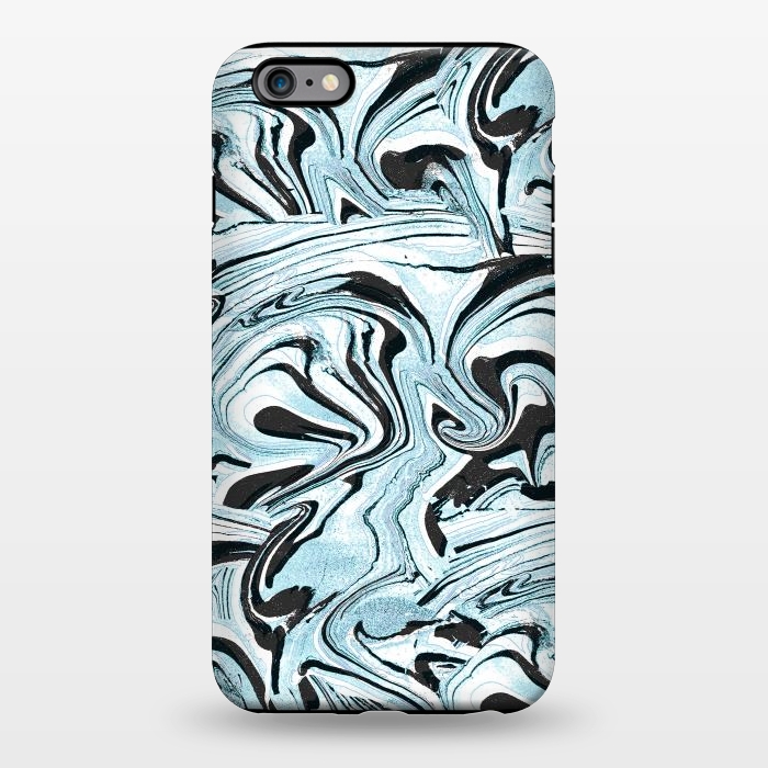 iPhone 6/6s plus StrongFit Abstract brushed painted marble by Oana 