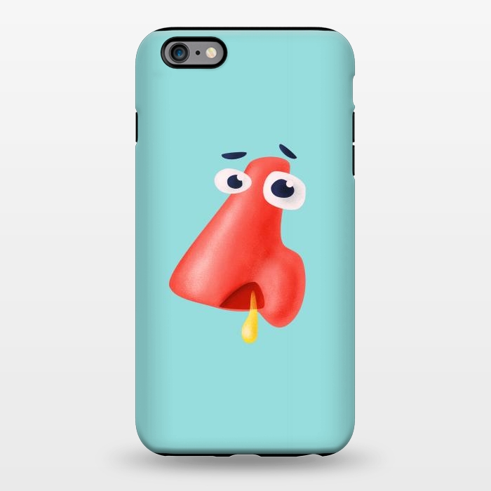 iPhone 6/6s plus StrongFit Funny runny nose character health humor by Boriana Giormova